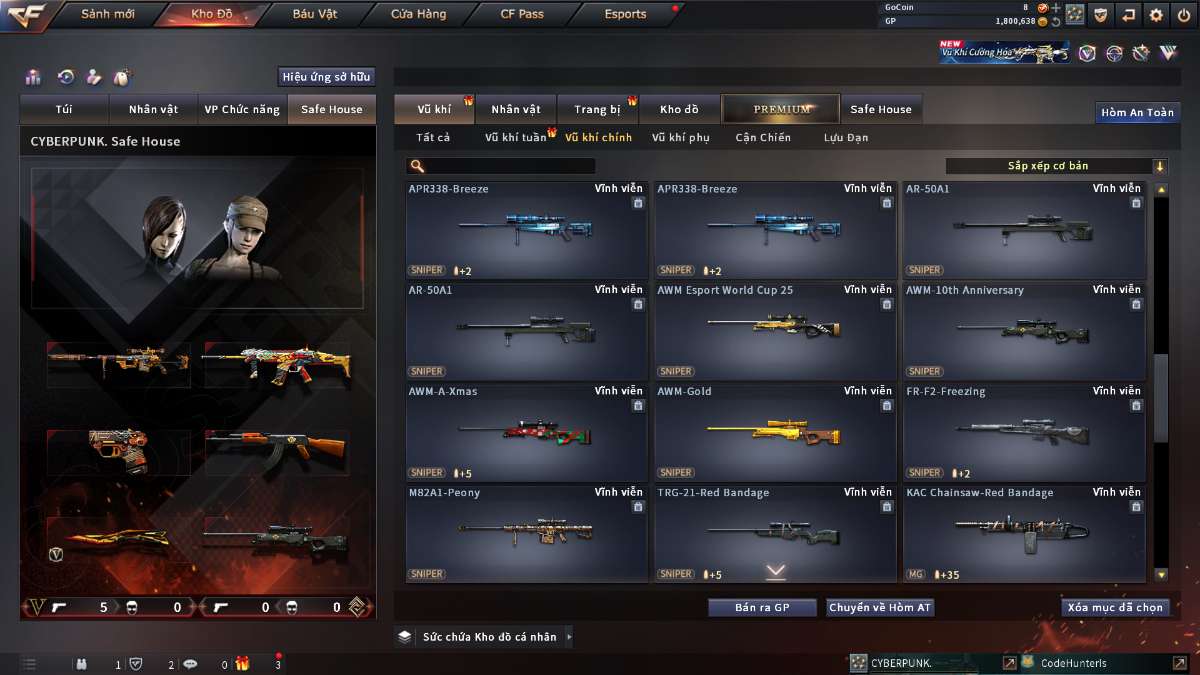 shop acc cf uy tin gia re